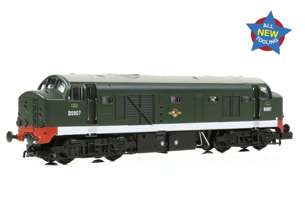 Class 23 'Baby Deltic' Disc Headcode D5907 BR Green (Late Crest)