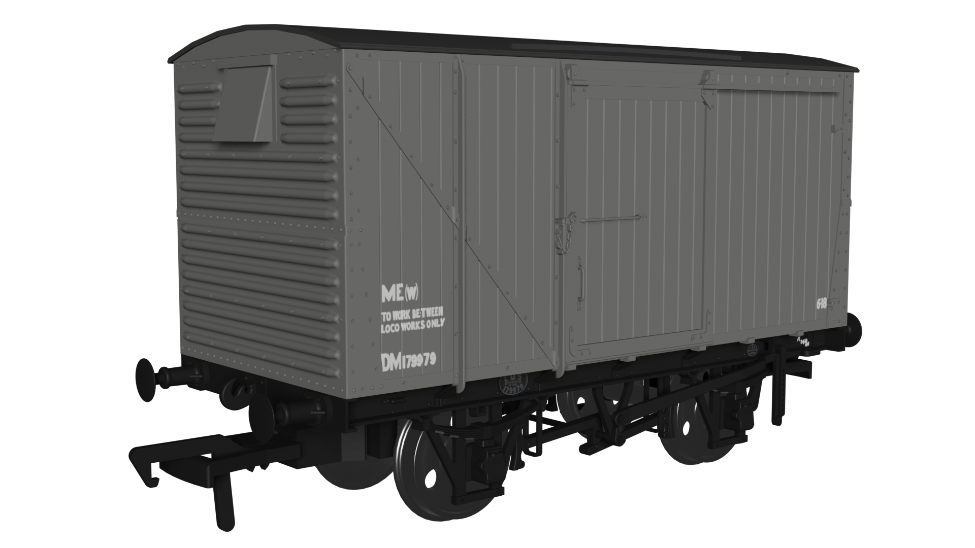 970111 - LMS D1832A Van - BR Departmental No.DM179979