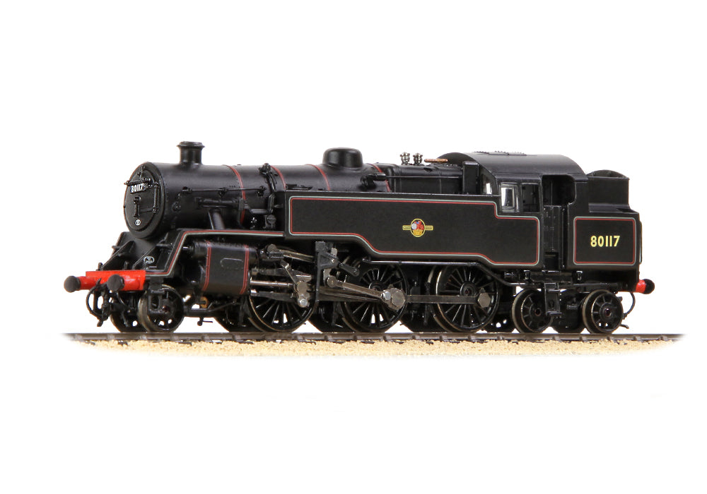 372-536A - BR Standard 4MT Tank 80117 BR Lined Black (Late Crest)