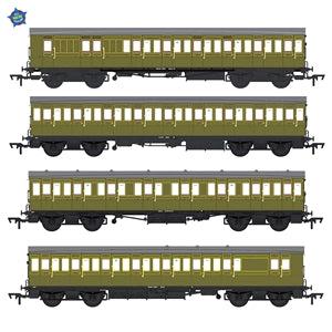 LBSCR 54ft 'Isle of Wight' 4-Coach Pack SR Maunsell Green