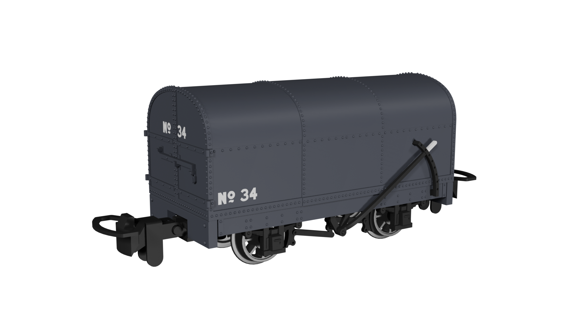 009 Gunpowder Van -  Plain Dark Grey No.34