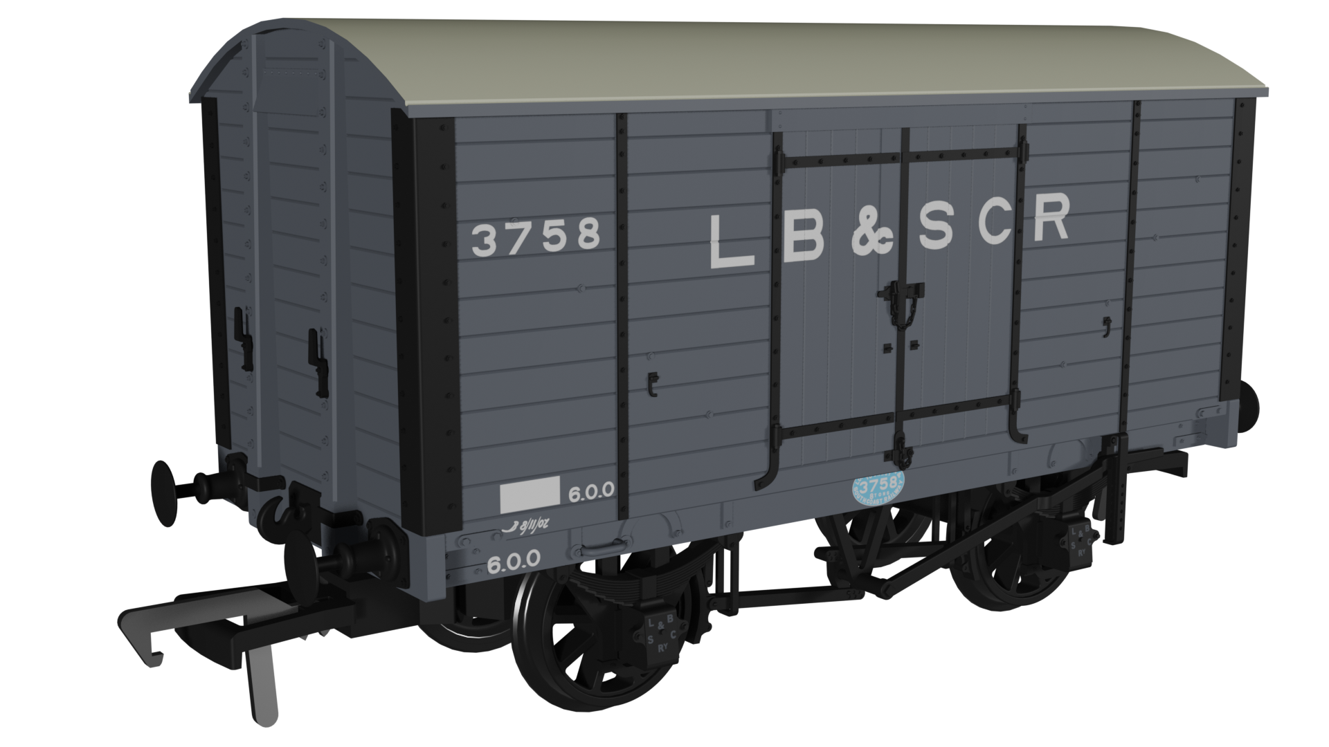 979001 - LB&SCR Dia.8 Van - LB&SCR No.3758