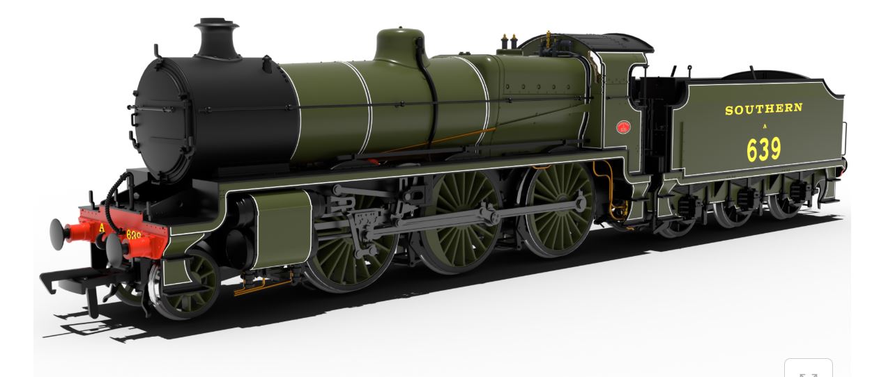SR U Class No.A639 – SR Lined Olive