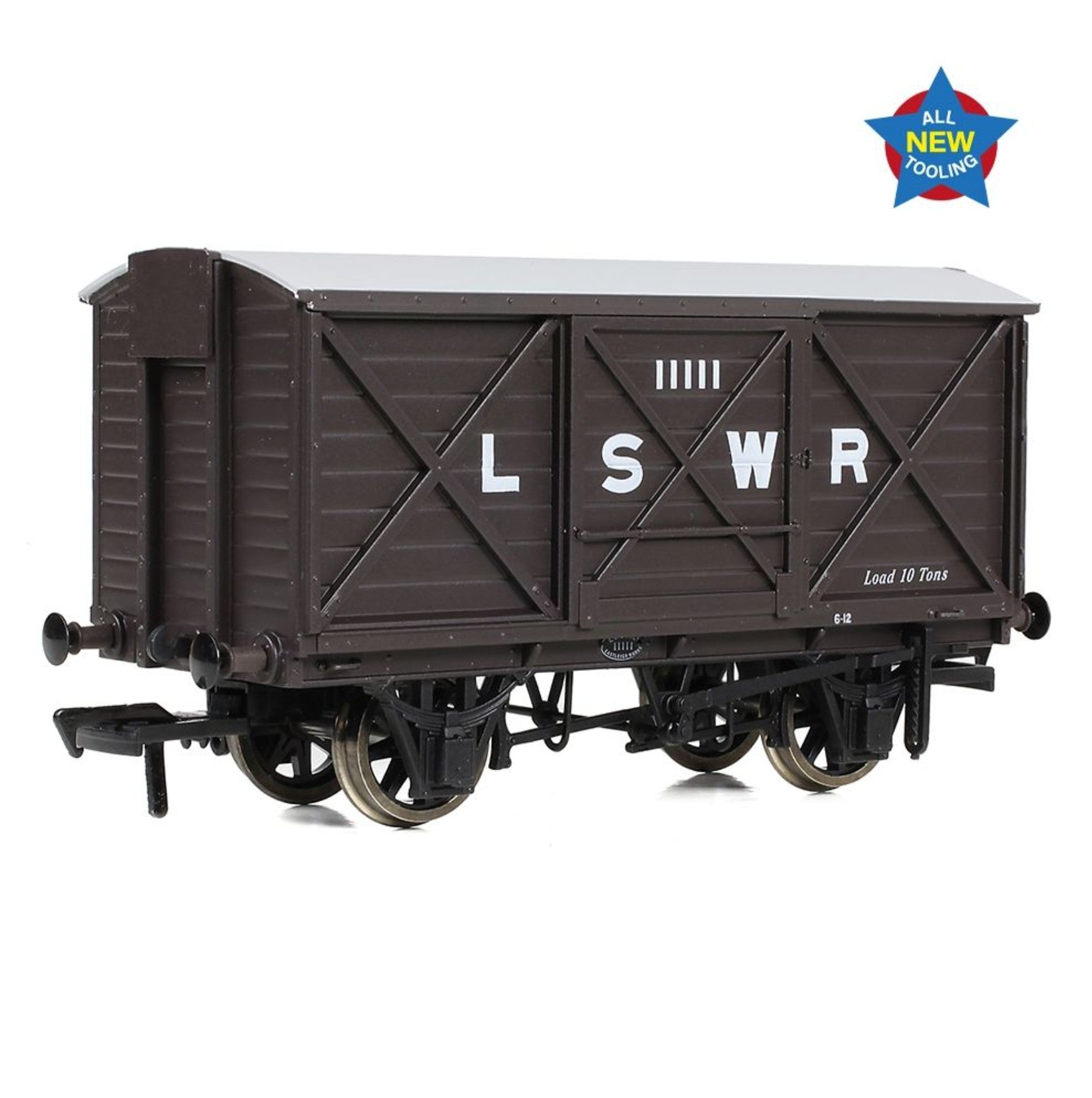 LSWR 10T Ventilated Van LSWR Brown