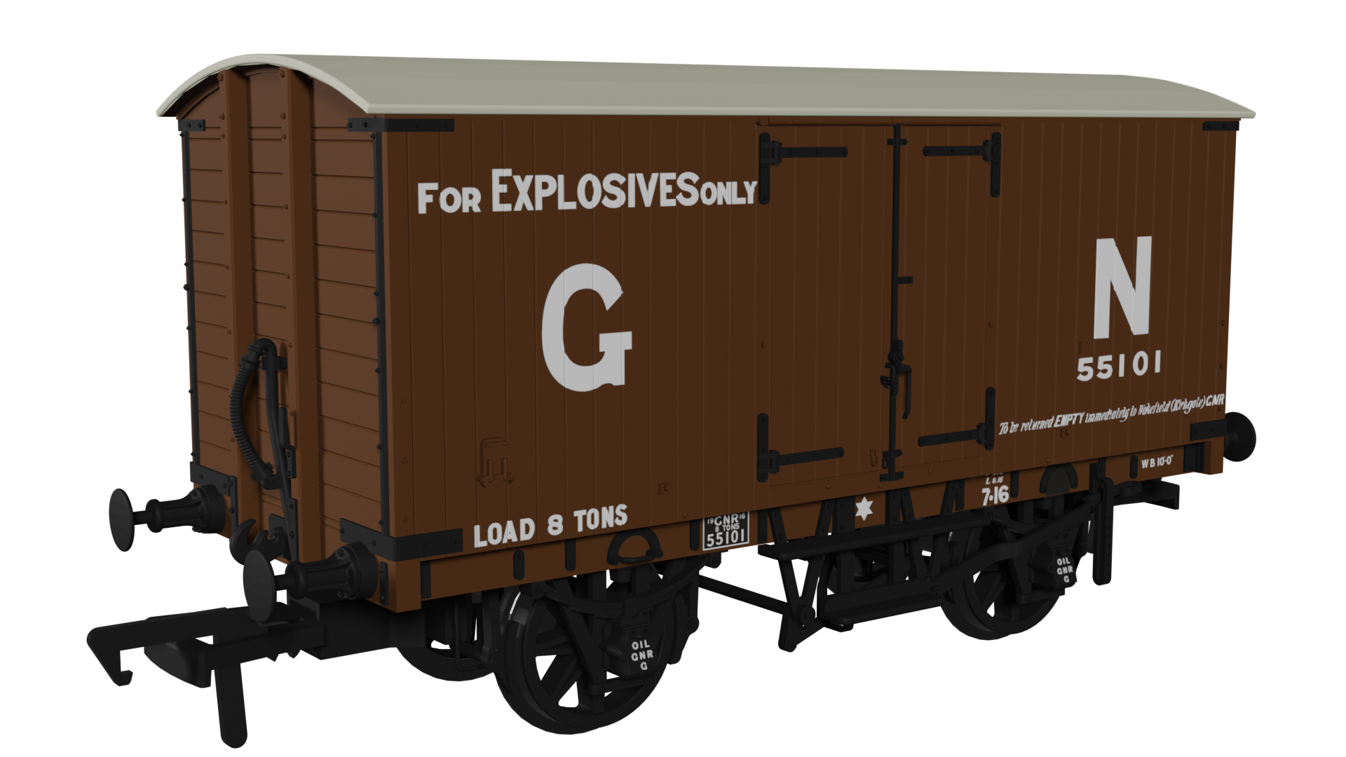 GNR 8 Ton Van - GN Explosives Livery No.55101