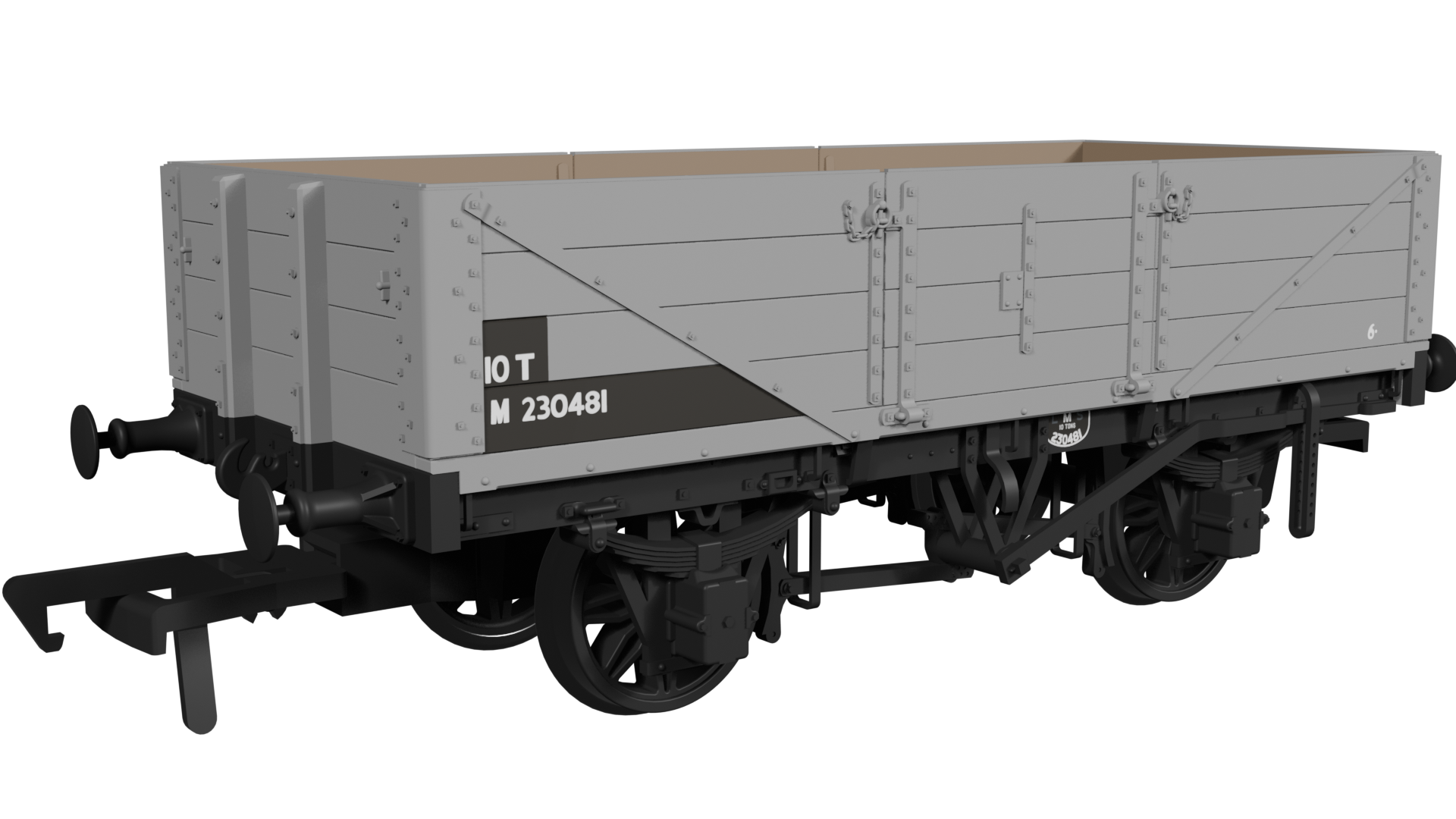 LNWR D84 4-Plank Open - No.M230481 BR Grey