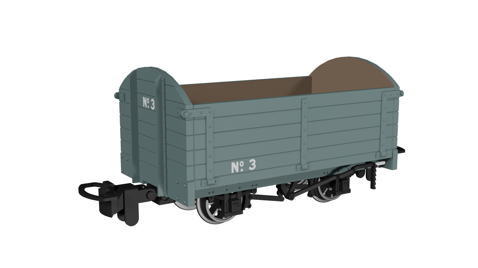 009 Dropside Open - Plain Grey No.3