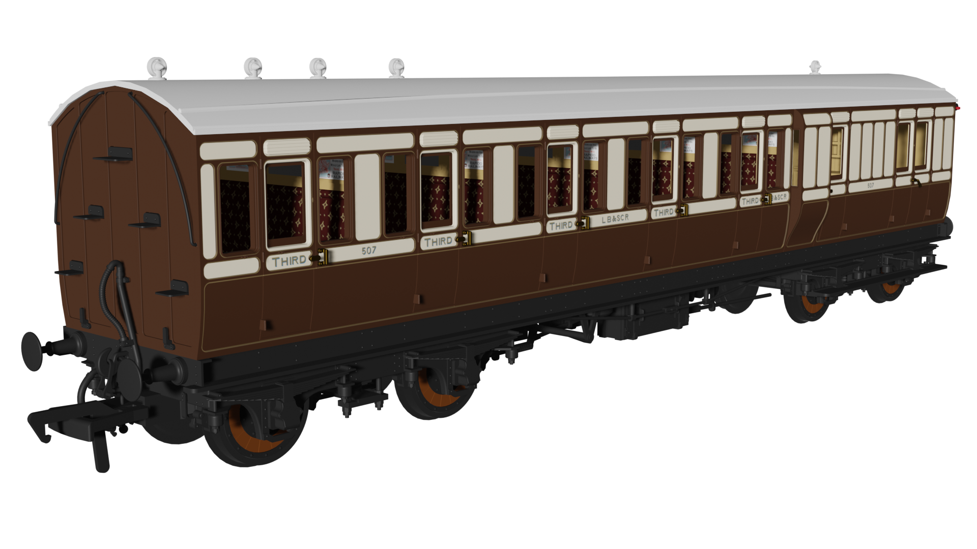 LBSCR ‘Evolution’ Non-Corridor Brake Third No.507