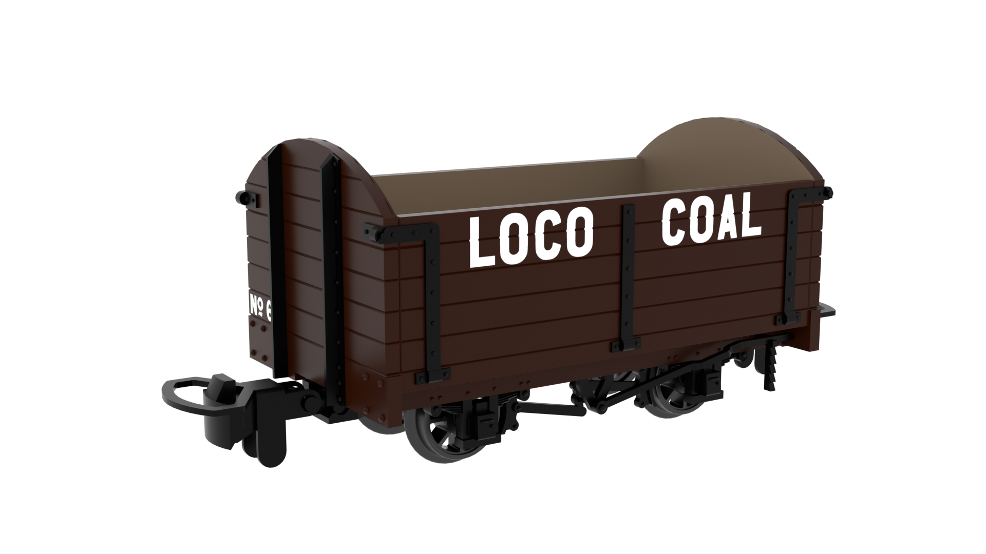 990023 - 009 Dropside Open - Loco Coal No.6