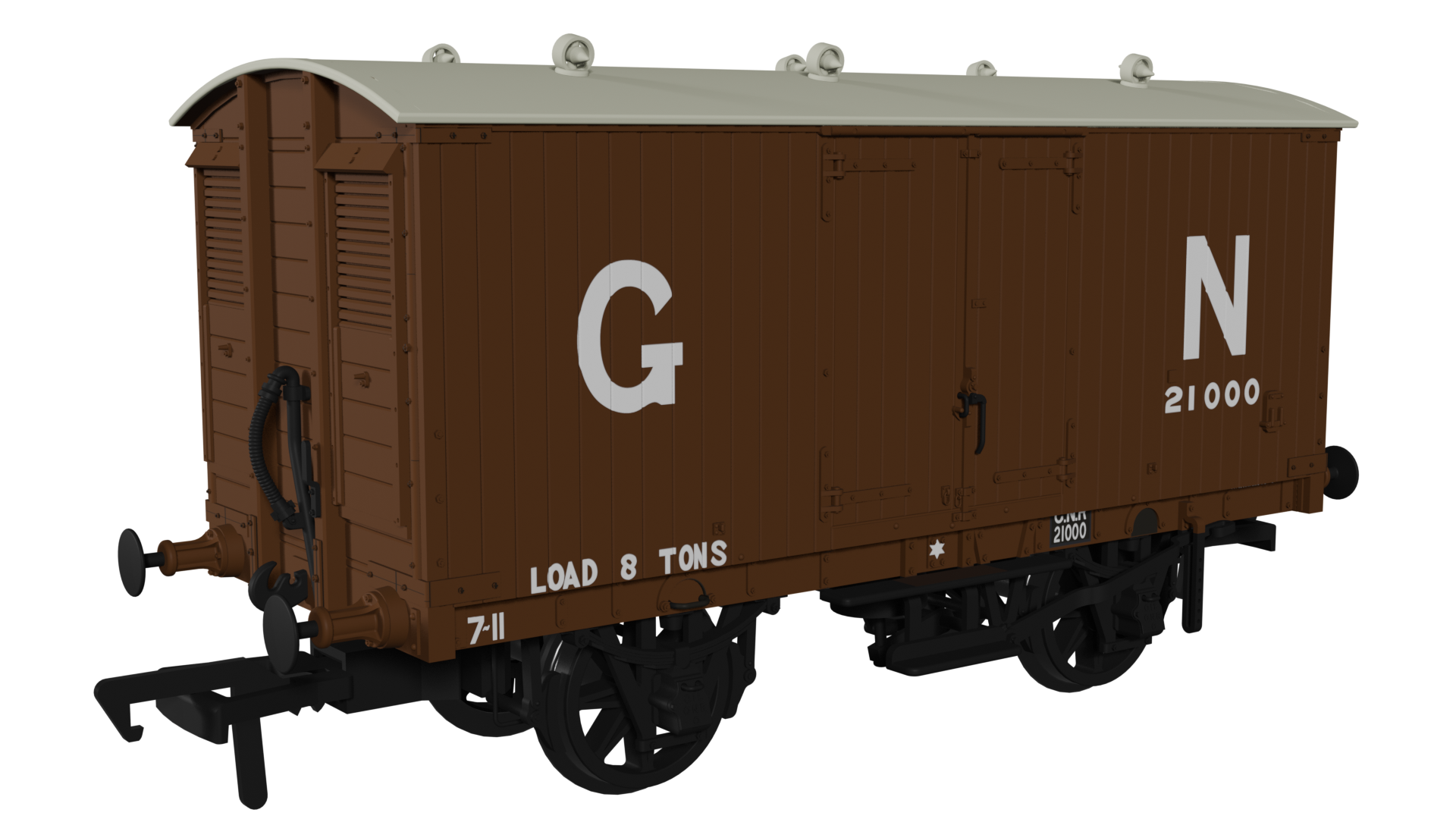 GNR 8 Ton Van - GN Livery No.21000