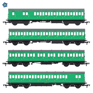 LBSCR 54ft 'Isle of Wight' 4-Coach Pack SR Malachite Green