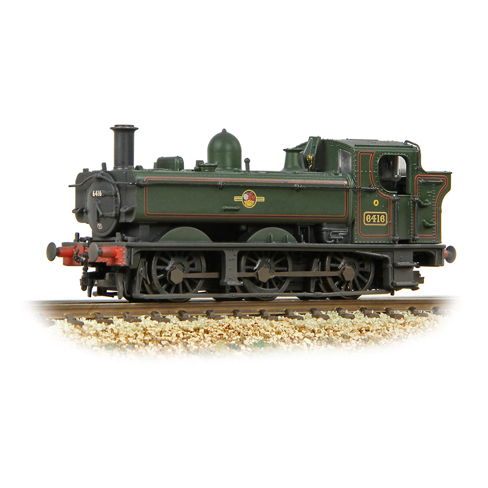 GWR 64XX Pannier Tank 6416 BR Lined Green Late [W]