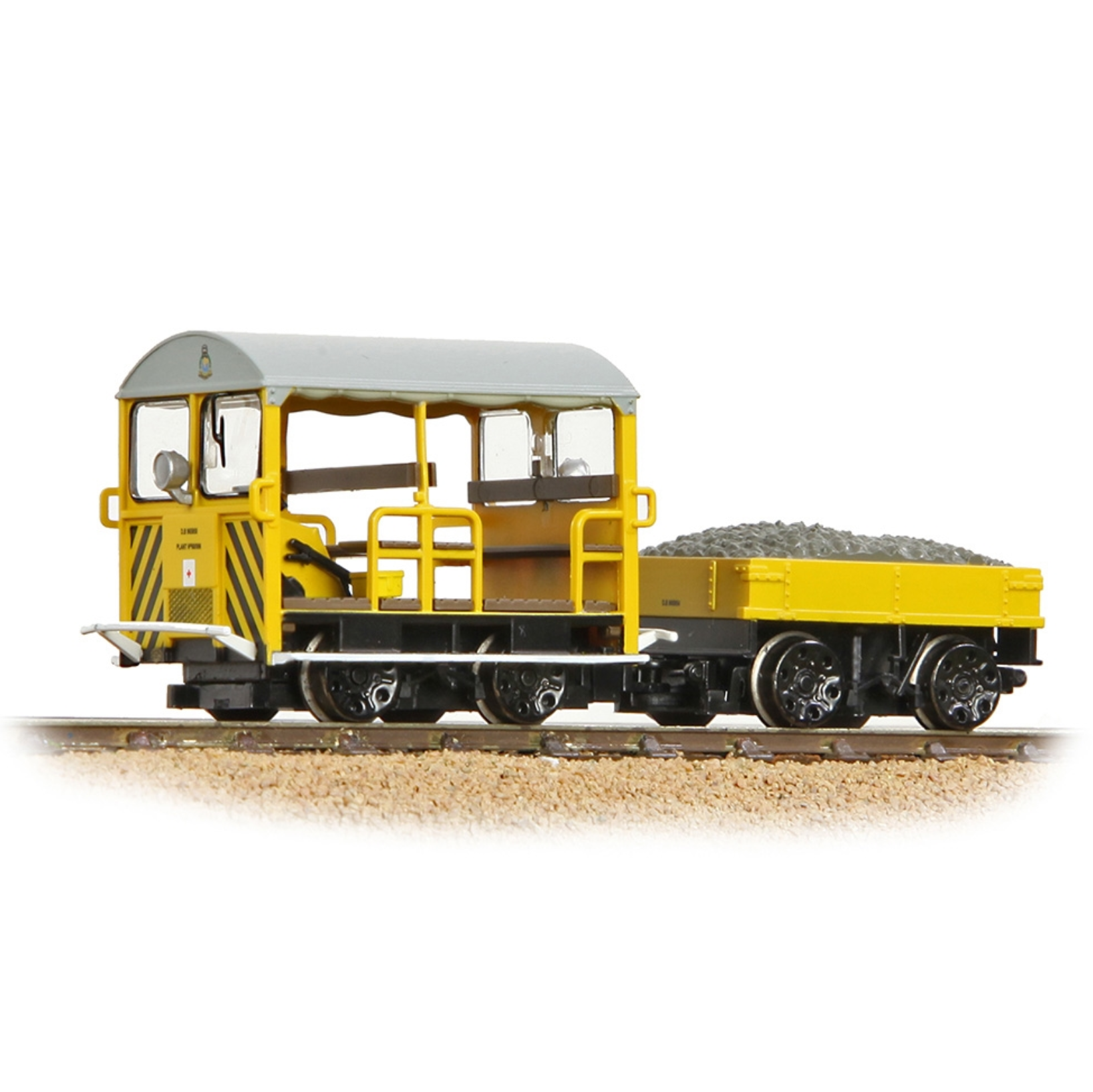 Wickham Type 27 Trolley Car BR Departmental Yellow (Wasp Stripes)