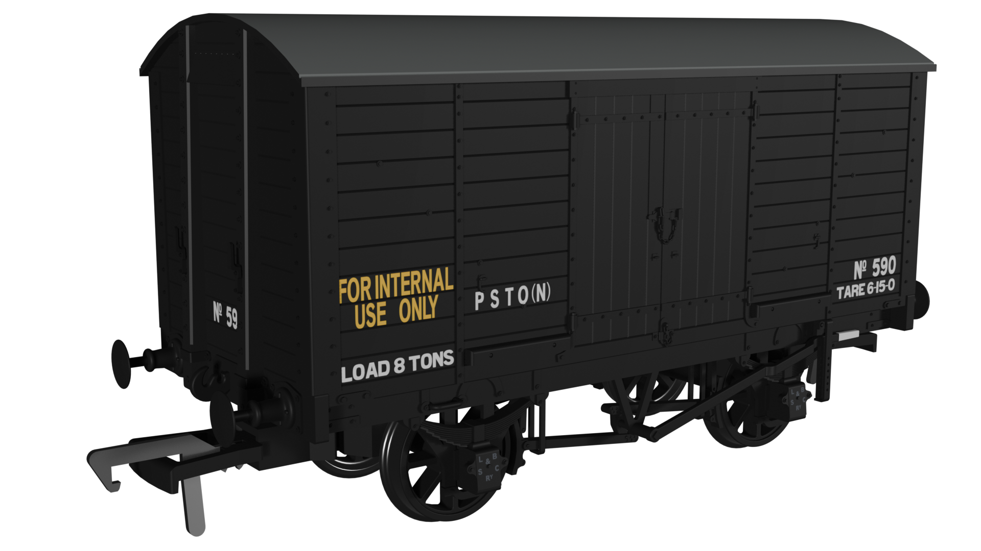 979018 - LB&SCR Dia.8 Van - MOD No.590