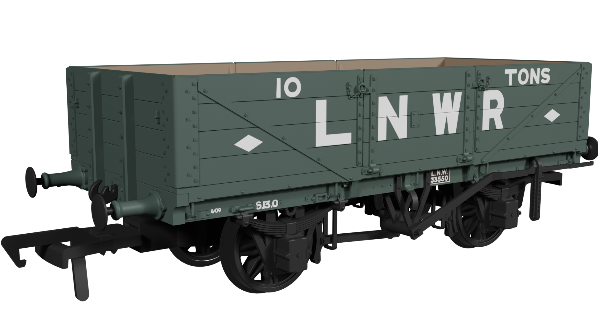 LNWR D84 4-Plank Open - No.33550 LNWR Diamonds