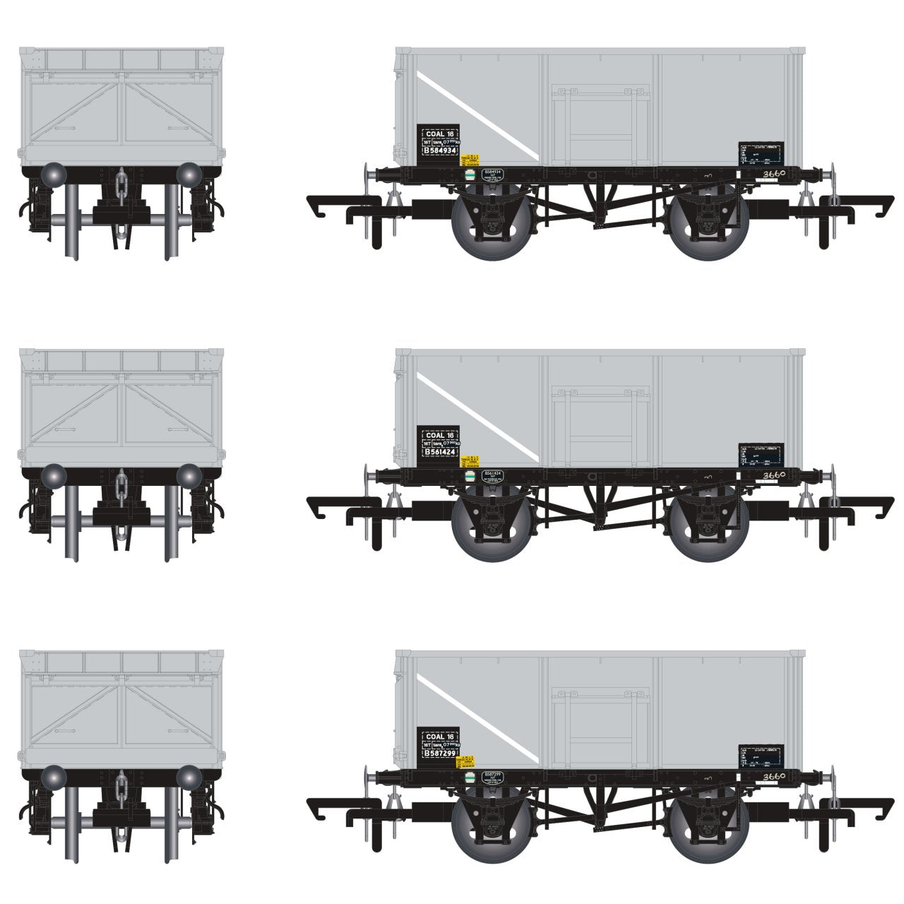 BR 16T Mineral - COAL 16 Rebody BR Grey - Pack O