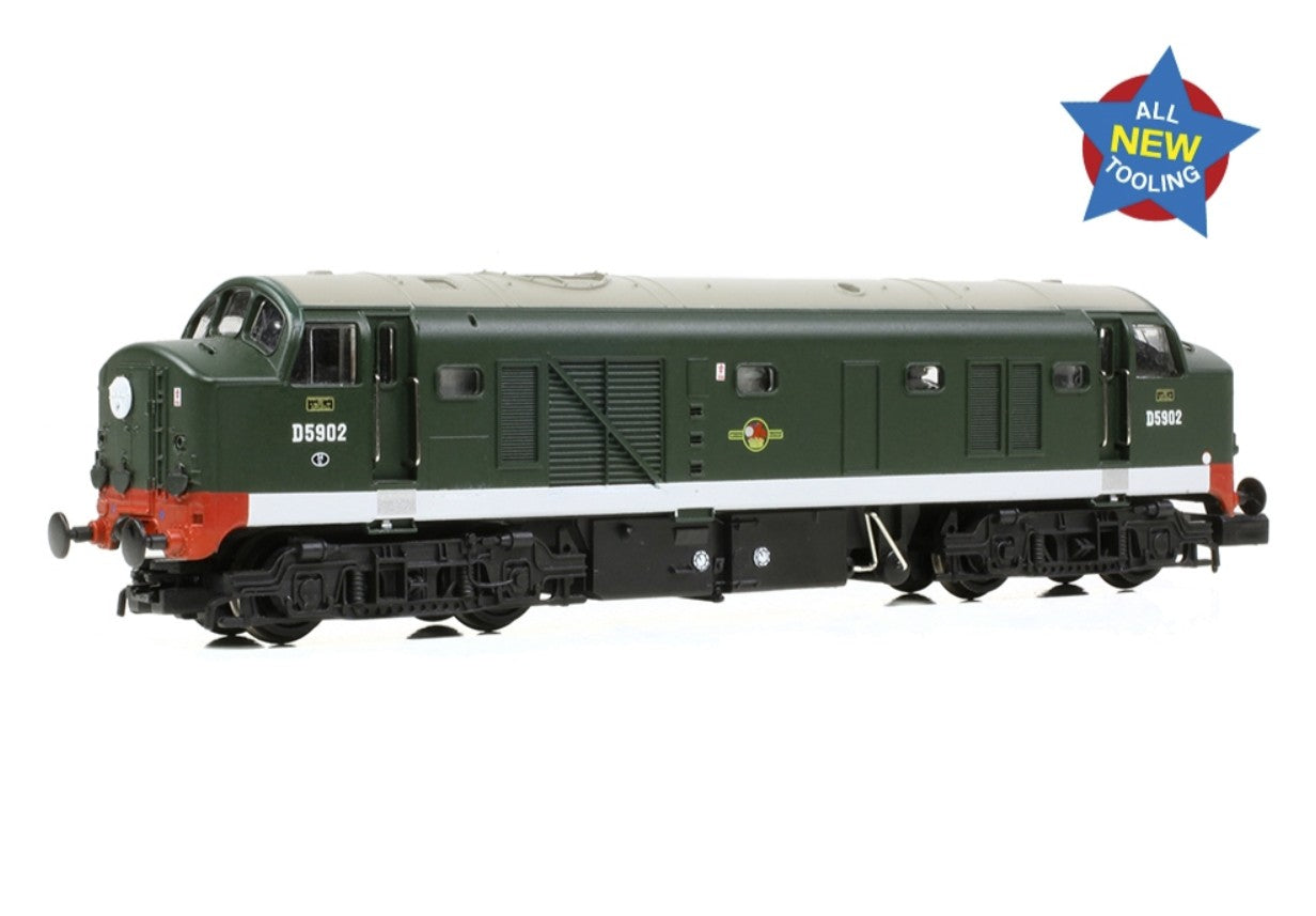 Class 23 'Baby Deltic' Disc Headcode D5902 BR Green (Late Crest)