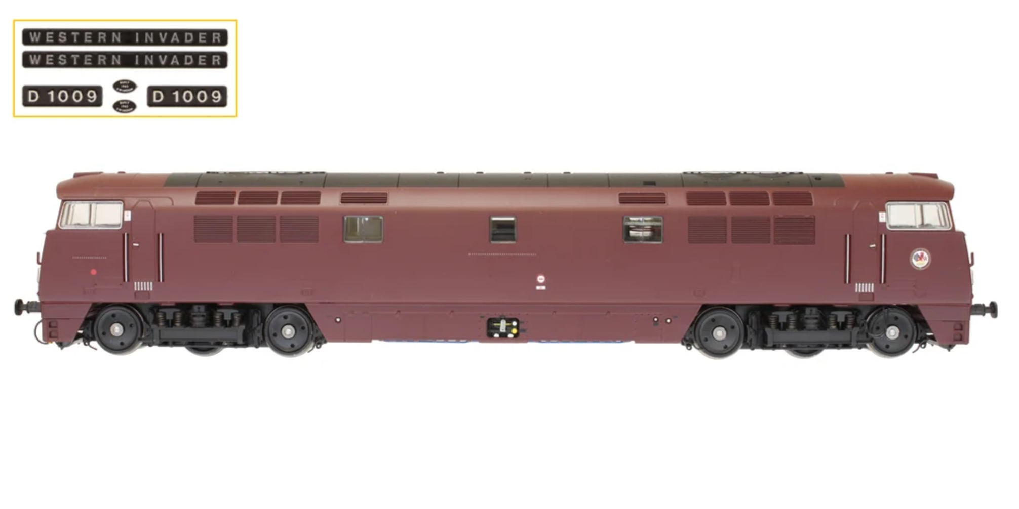 4D-003-021 - Class 52 D1009 'Western Invader' BR Maroon SYP