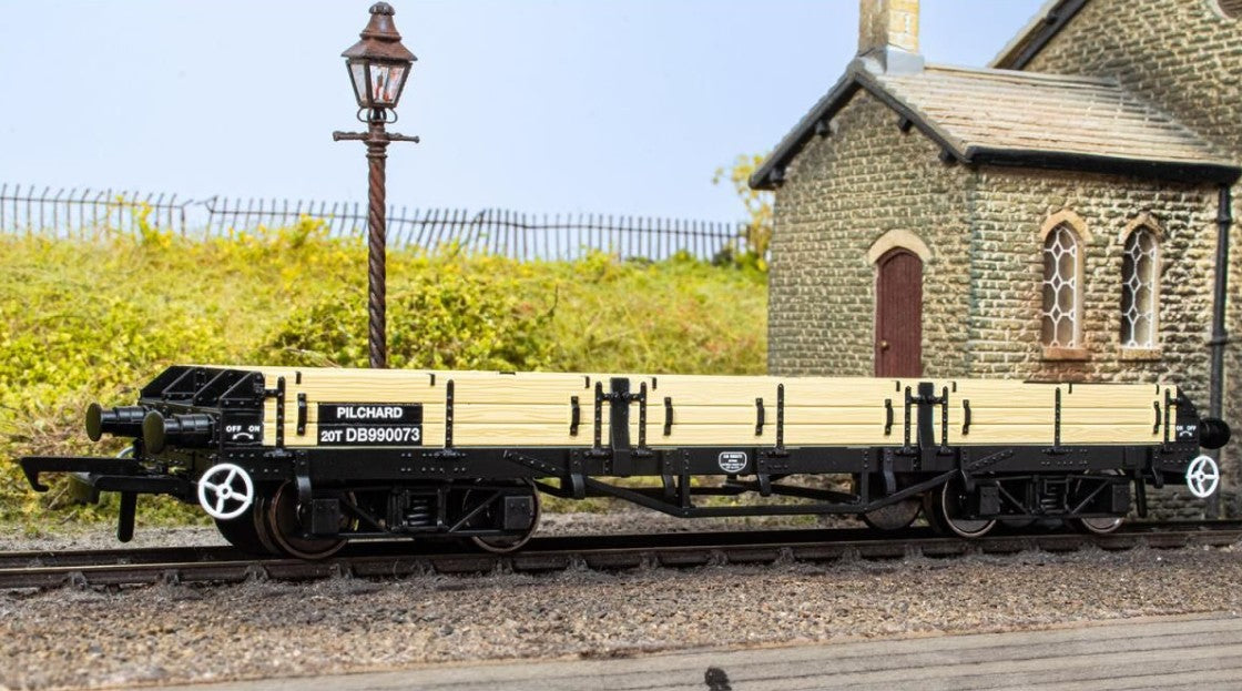 OR76PIL004B - Pilchard Wagon BR Unpainted Wood DB990073