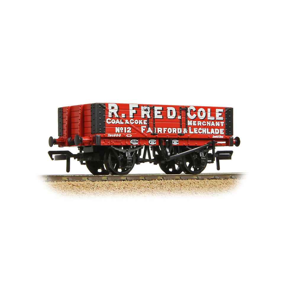 5 Plank Wagon Wooden Floor 'R. Fred. Cole Coal & Coke