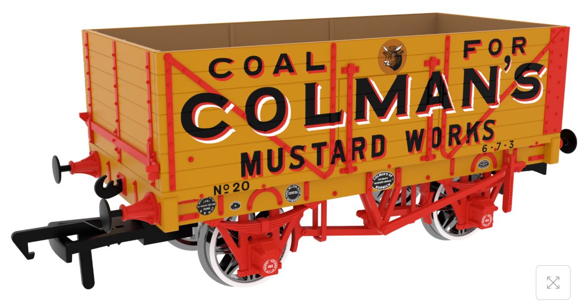 RCH 1907 7 Plank Open Colmans Mustard