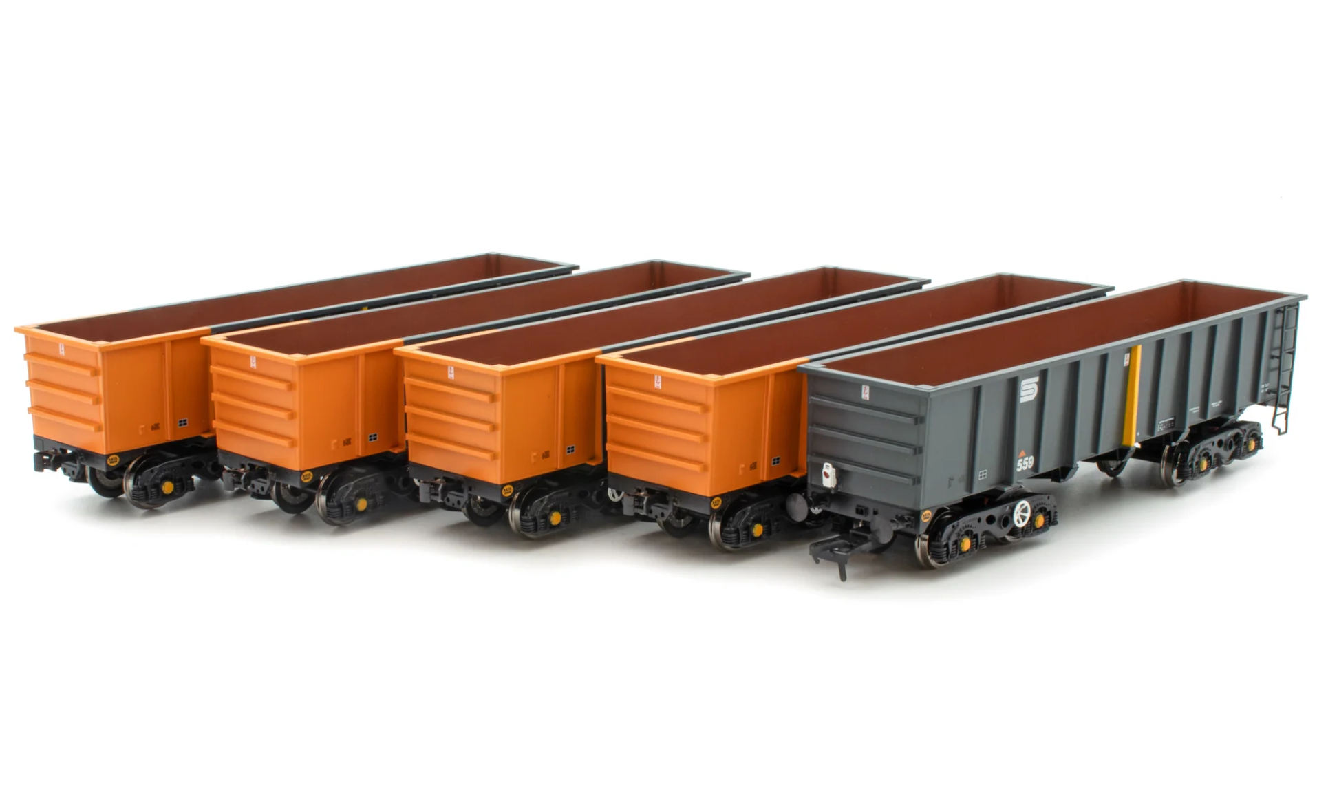 ACC2967 - Set of 5 PTA - BSc Consett/Teesside (Pre-TOPS) Wagons - Pack 2