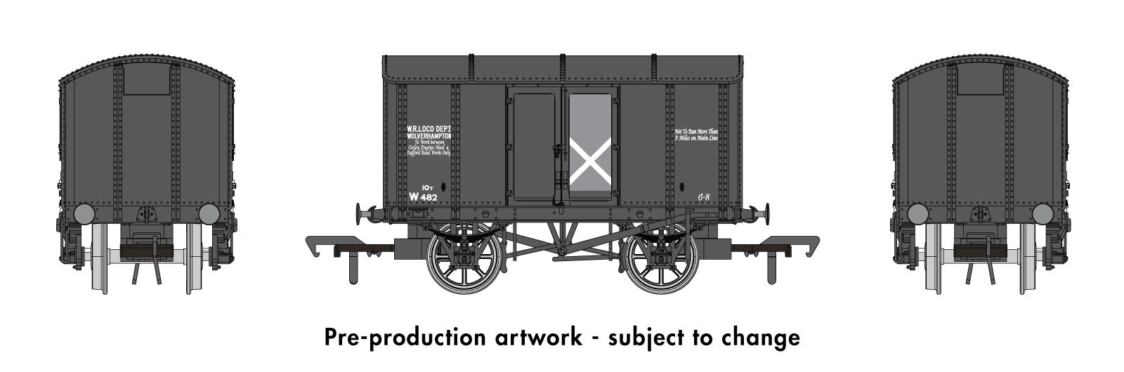 Iron Mink No.W482 BR Grey (Loco Dept)