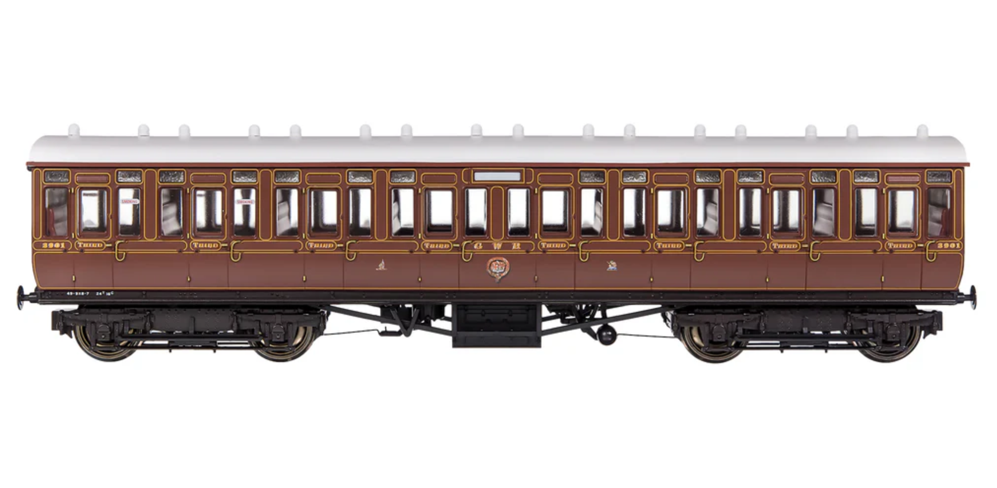 GWR Toplight Mainline City Lined Crimson All Third 3901 Set 1