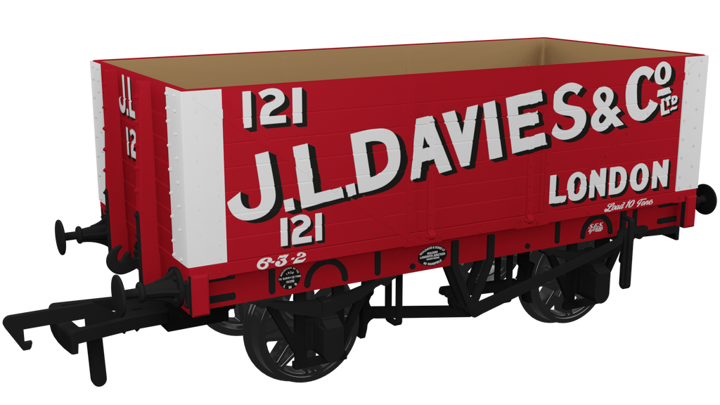 RCH 7 Plank Wagon J L Davies & Co No.121