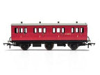 BR, 6 Wheel Coach, 1st Class, Fitted Lights, E41373