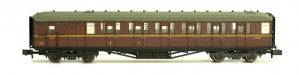Gresley Coach BR Maroon Brake Composite E10014E