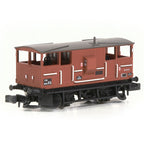 BR 20T 'Shark' Ballast Plough Brake Van BR Bauxite (Dep