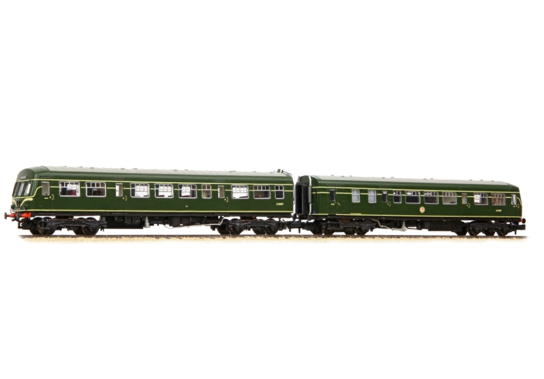 Class 101 2-Car 'Power Twin' DMU BR Green (Speed Whiskers)