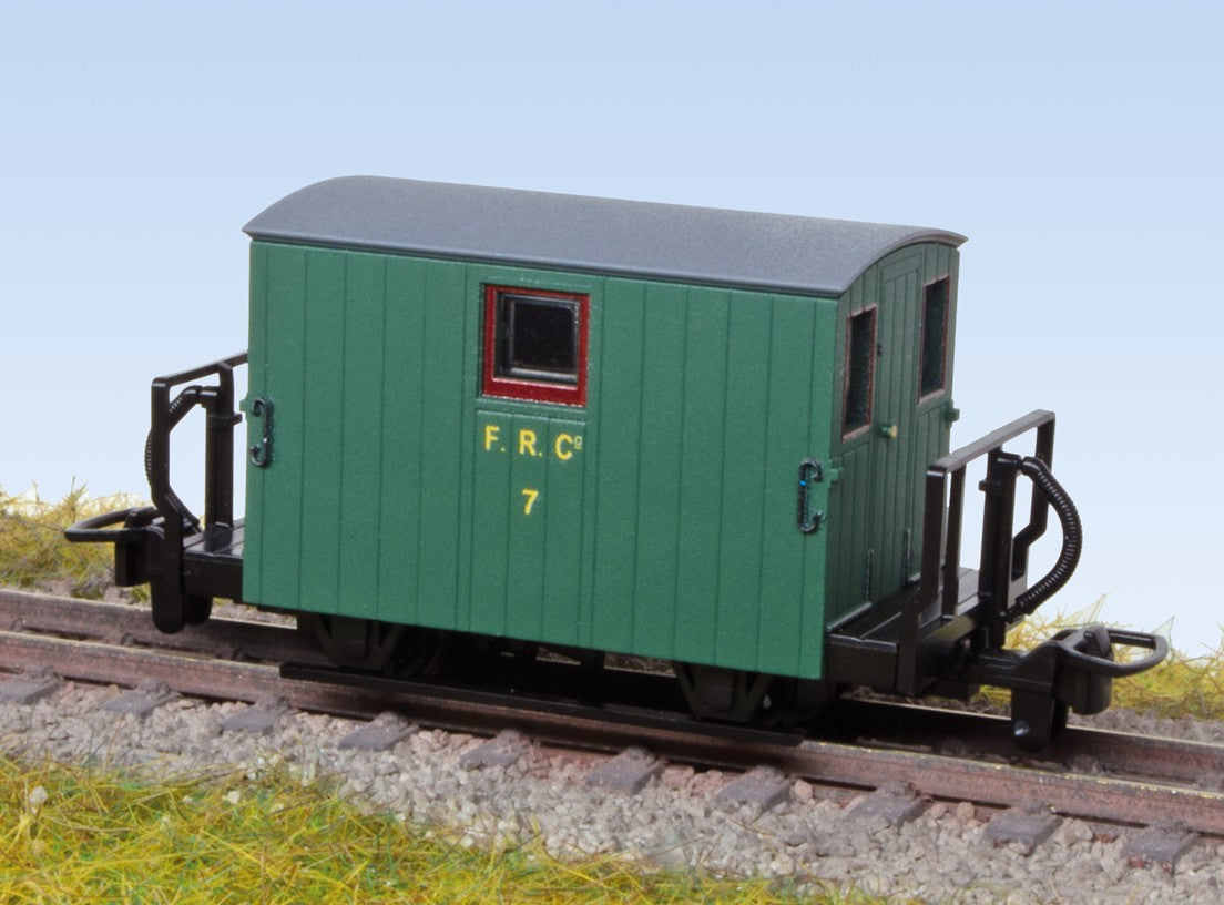 GR-582A - Quarryman 2 Balcony Brake Coach Ffestiniog Railway Green 7