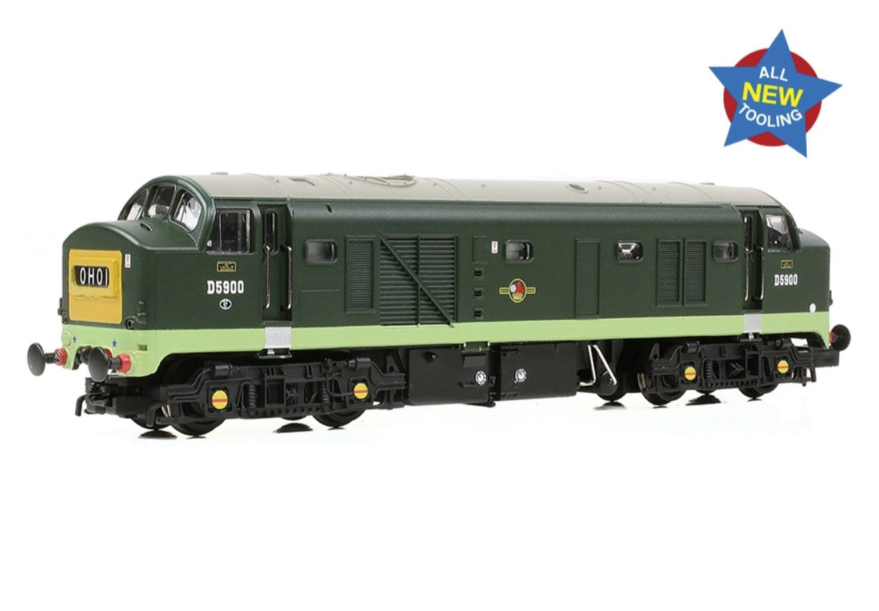 Class 23 'Baby Deltic' Headcode Box D5900 BR Green (Small Yellow Panels)