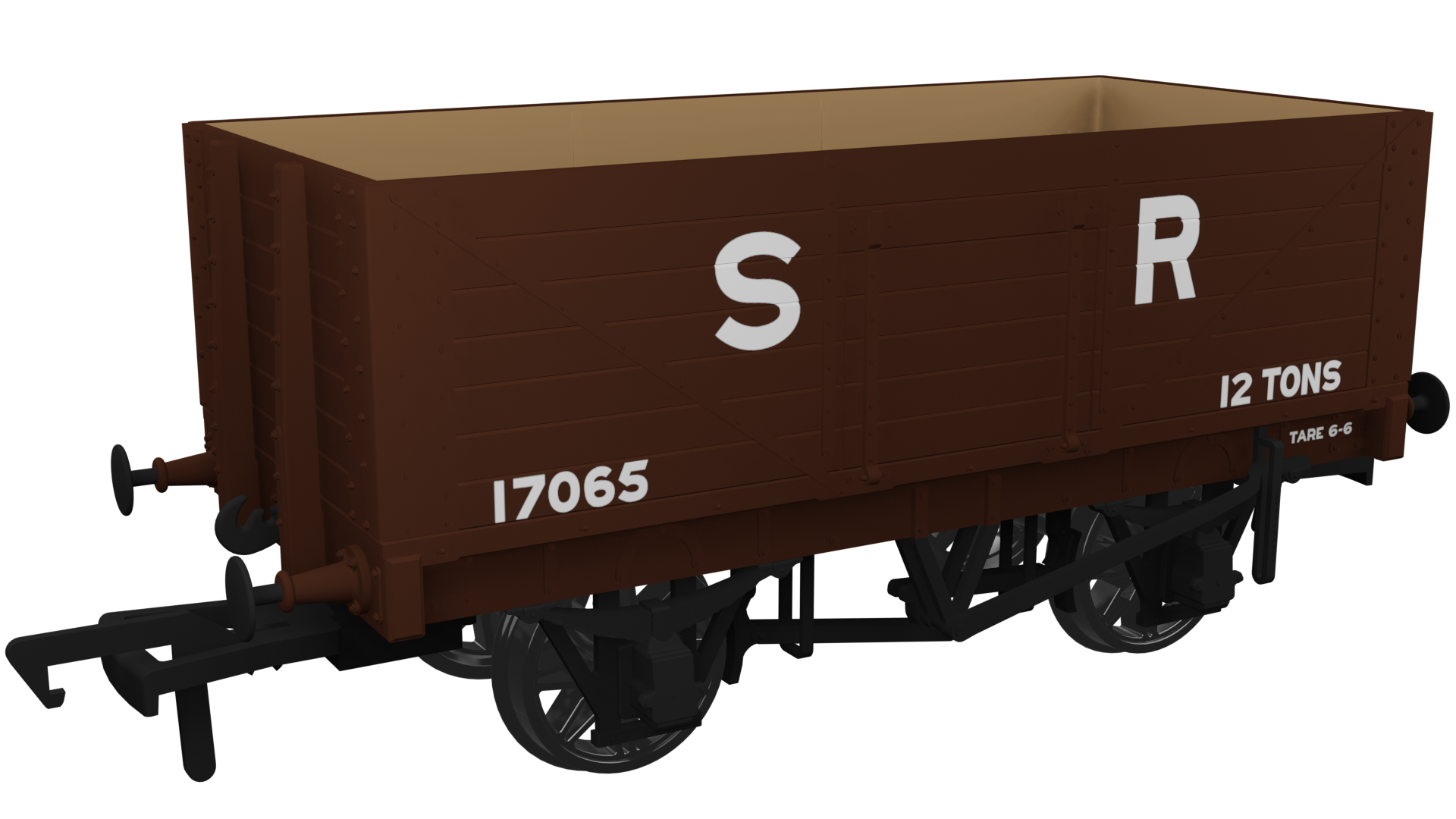 SECR D1357 7 Plank Wagon SR (pre-1936) No.17065