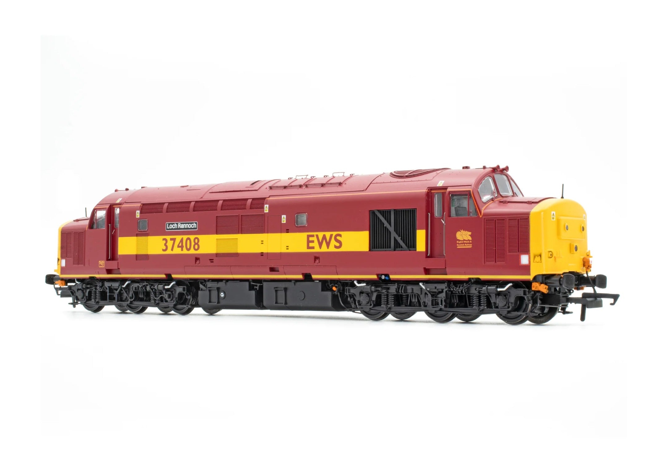 ACC3160-DCC - Class 37 Loch Rannoch EWS Maroon & Gold 37408 Diesel Locomotive - DCC Sound