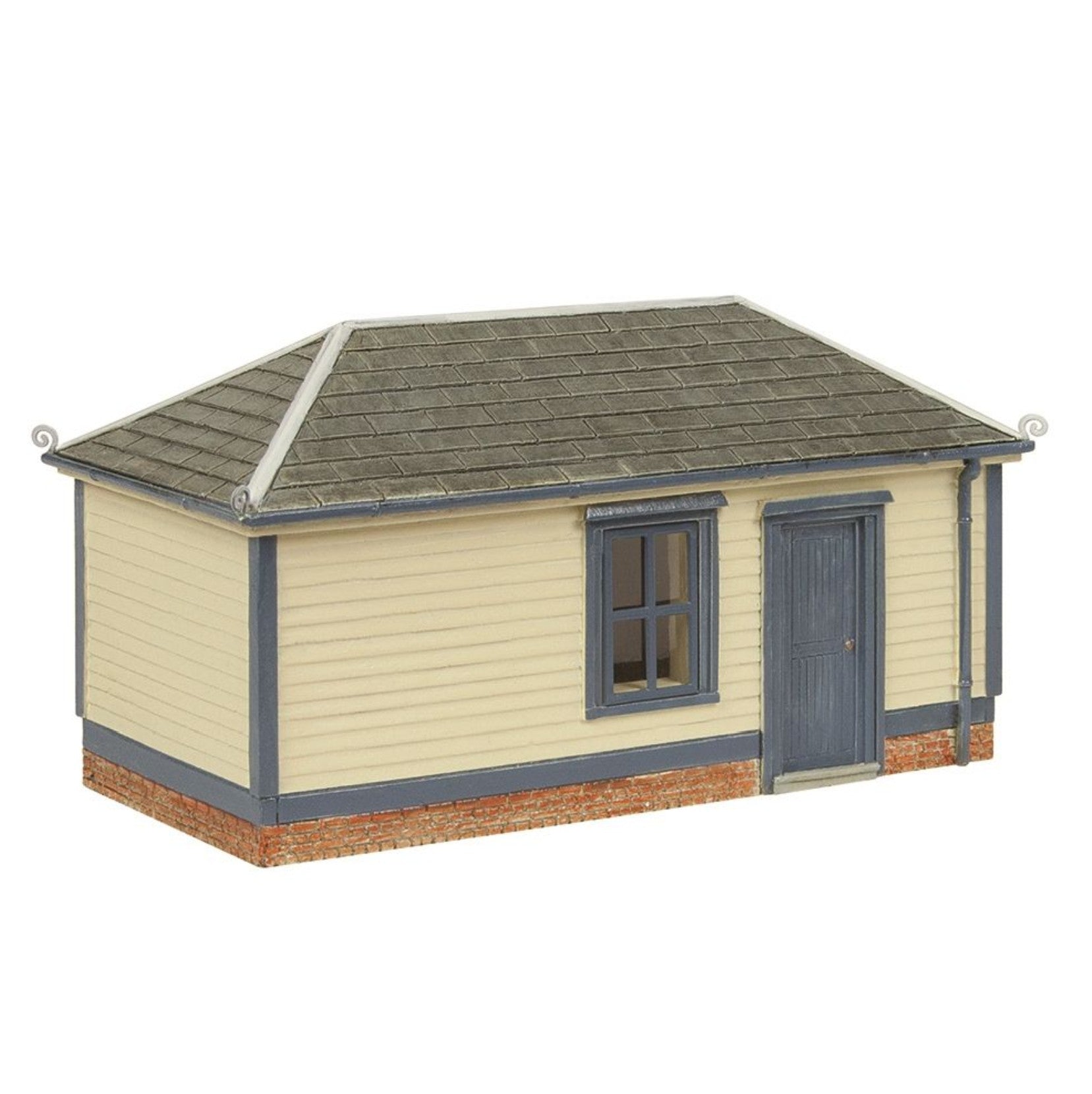 Clapboard Platform Hut - Blue