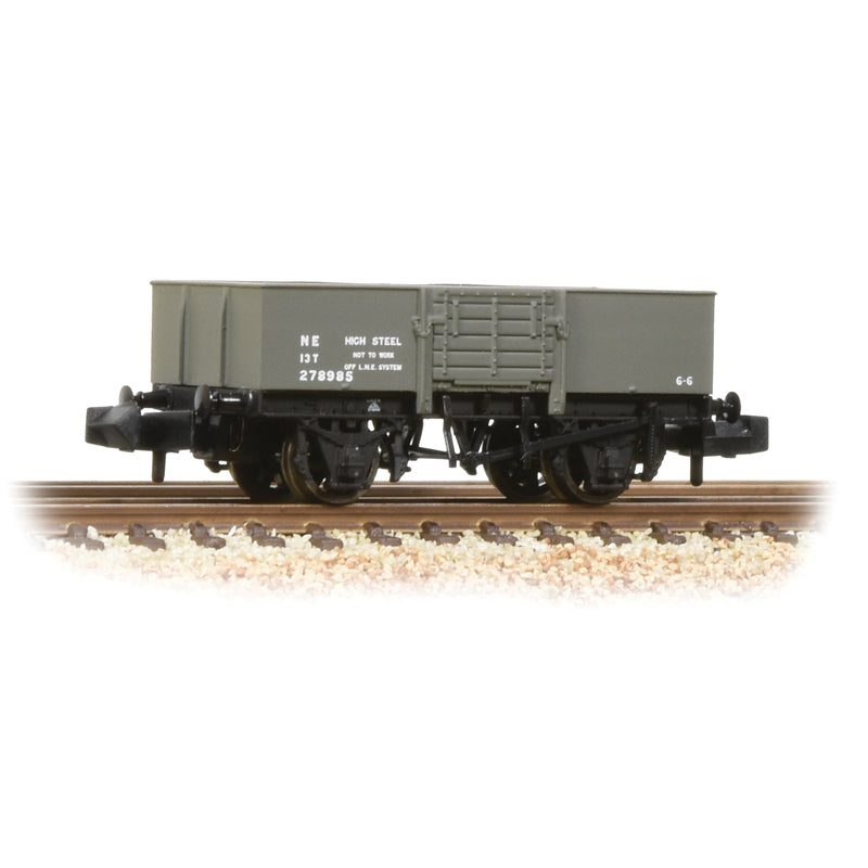 13 Ton High Sided Steel Open Wagon LNER Grey