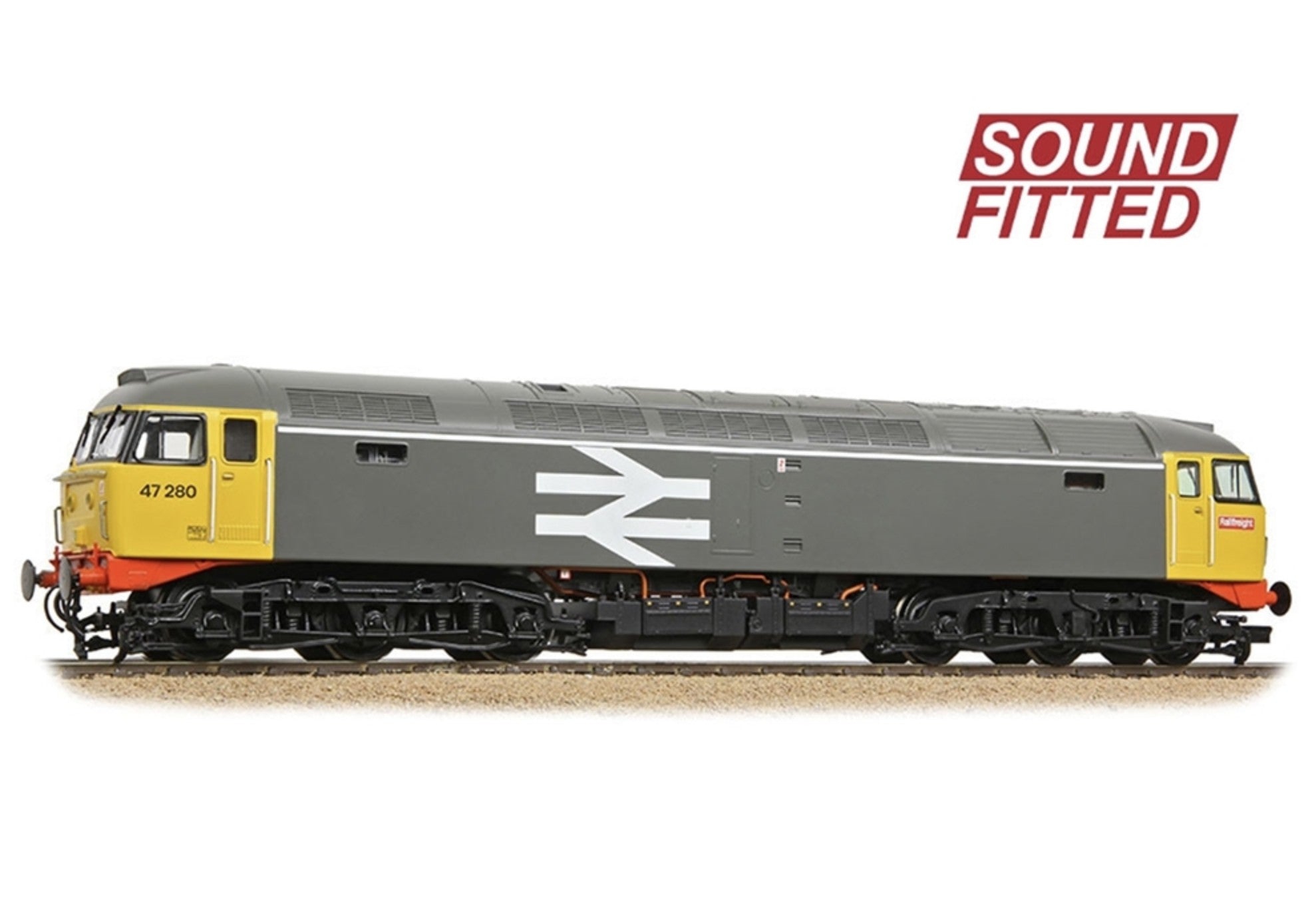 35-416SF - Class 47/0 47280 BR Railfreight Grey