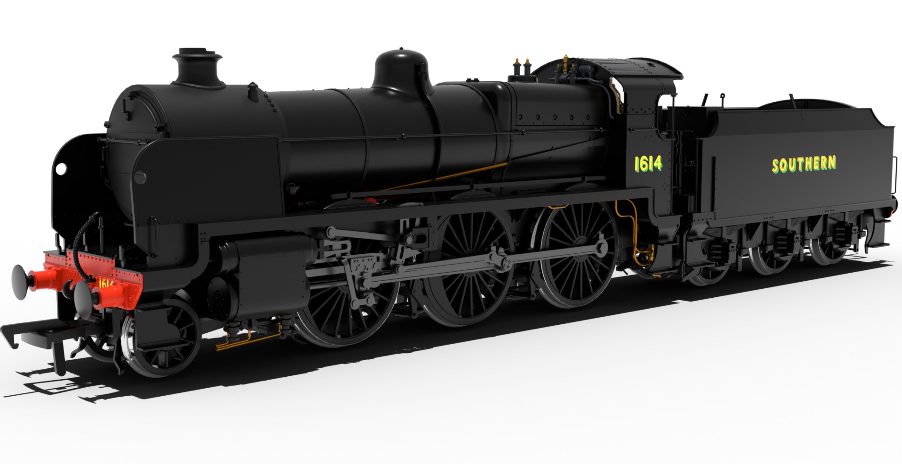SR U Class No.1614 - SR Black w/ Sunshine Lettering -DCC SOUND