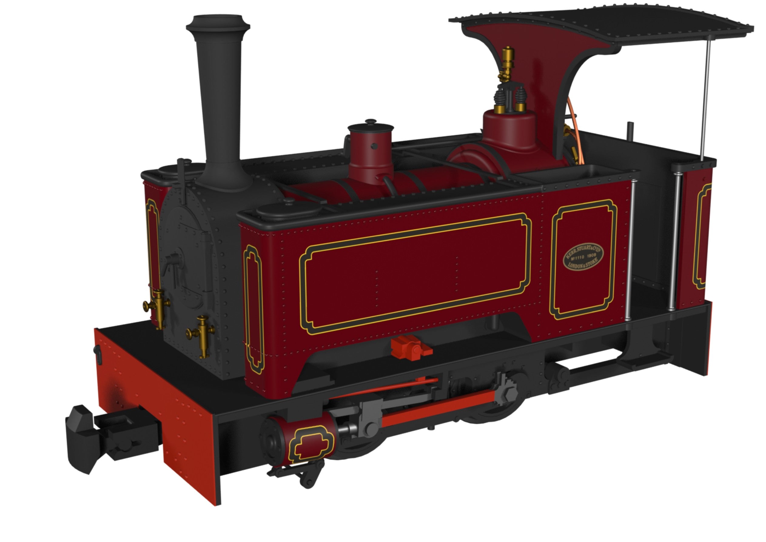 986006 - Kerr Stuart Sirdar - Lined Maroon