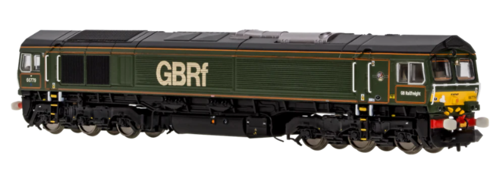 2D-066-007 Class 66 66779 "Evening Star" BR Lined Green