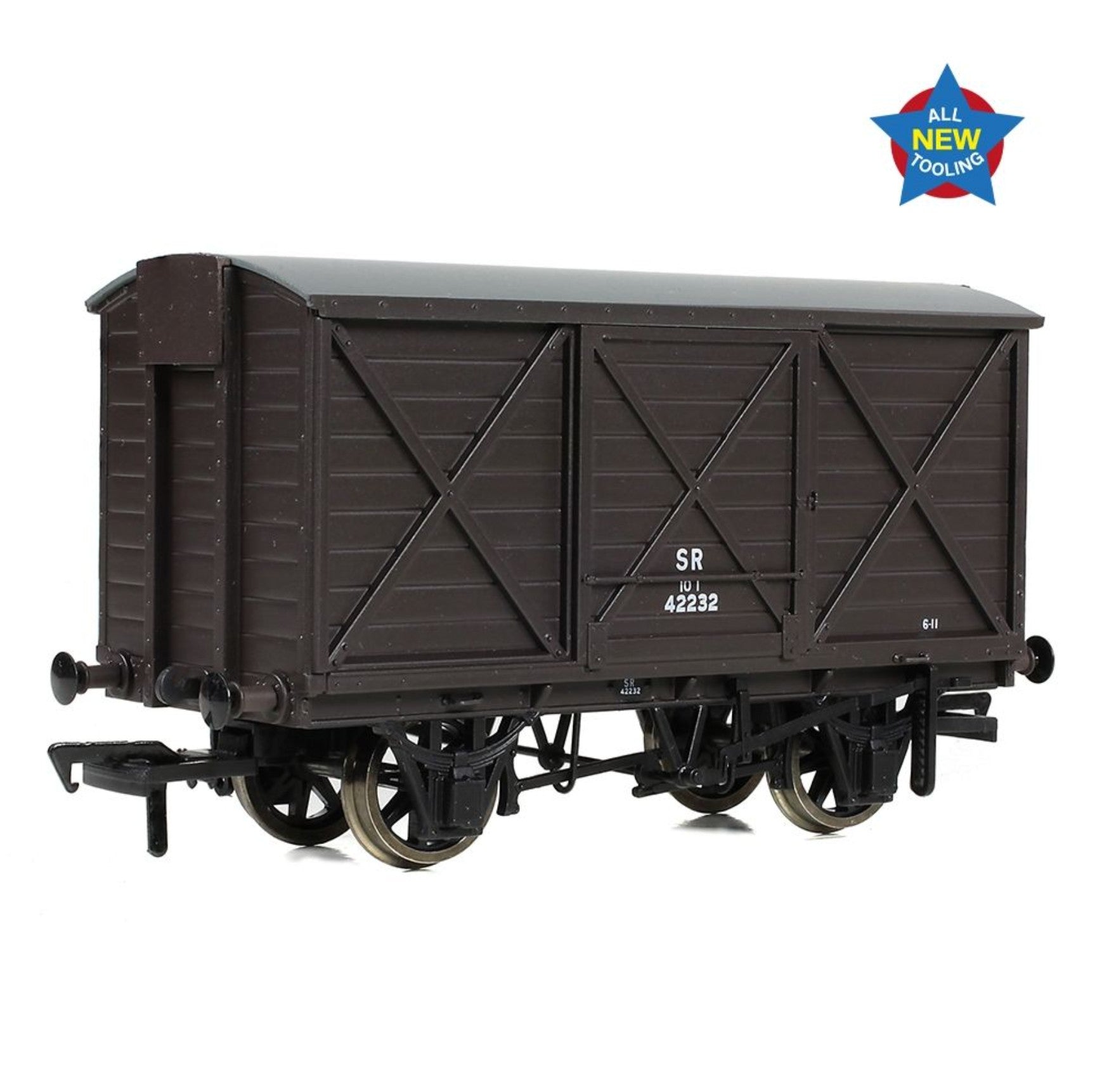 LSWR 10T Ventilated Van SR Brown Post 1936