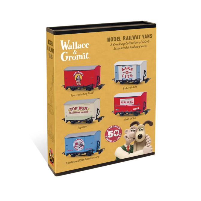 GRAA050 - Box Van Wallace & Gromit Aardman 50th Anniversary Wagon Collectors Set