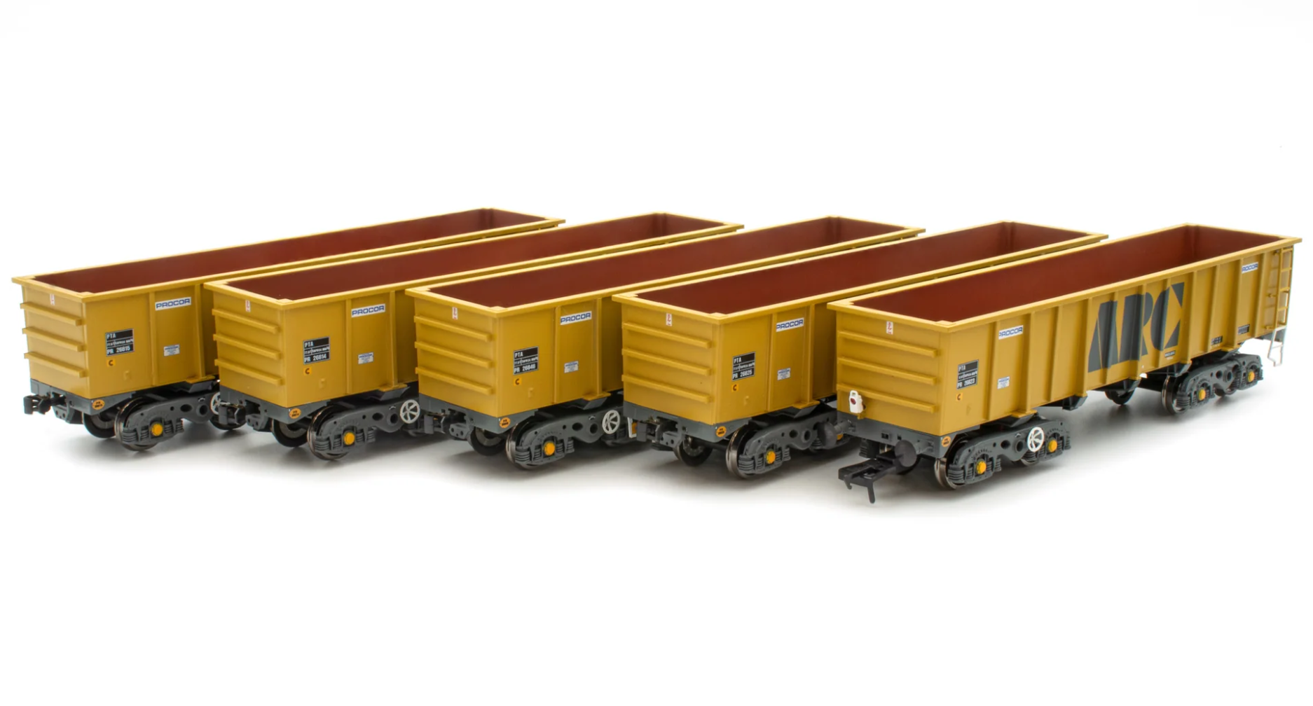 ACC2965 - Set of 5 PTA - ARC Early (Procor) Wagons - Pack 2