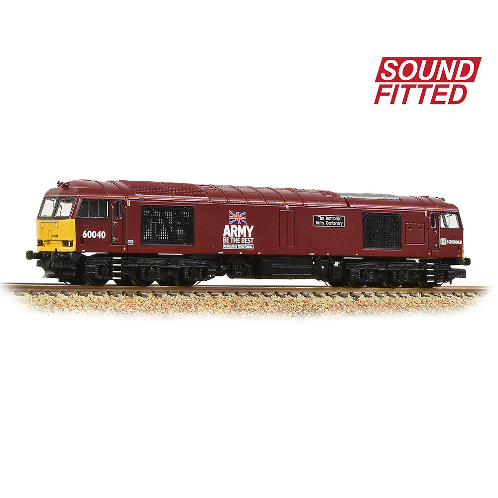 Class 60 60040 The Territorial Army Centenary DB Sch