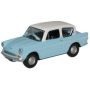 Ford Anglia Light Blue & Ermine White