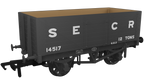 SECR D1357 7 Plank Wagon SECR (Late) No.14517