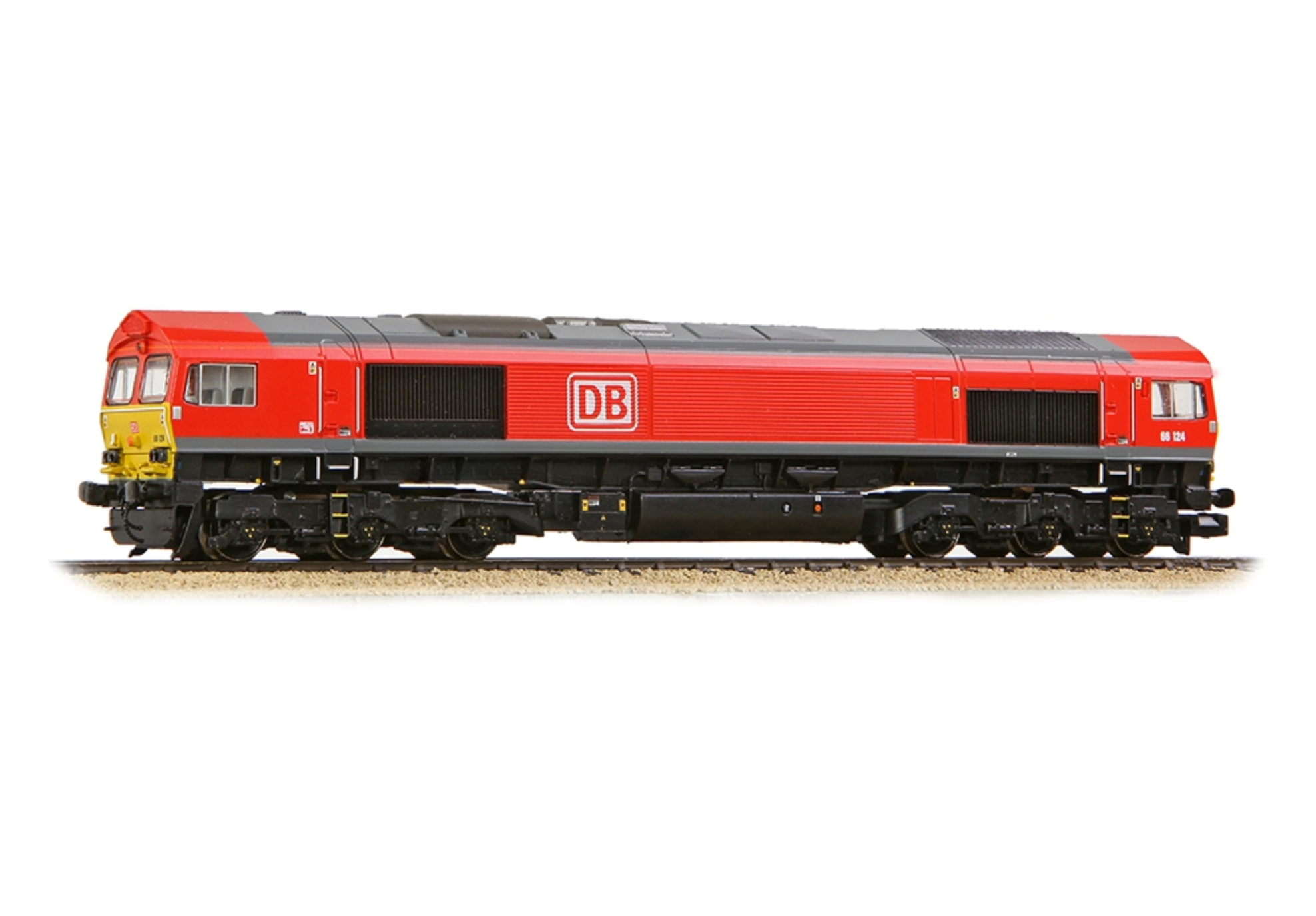 Class 66/0 66124 DB Cargo Red